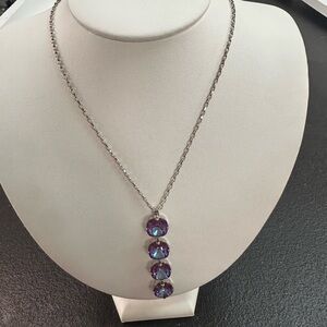Mariana Purple Pendant Necklace